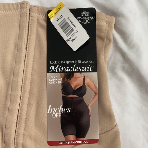 NWT Miraclesuit nude thigh slimming cincher - Picture 2 of 6